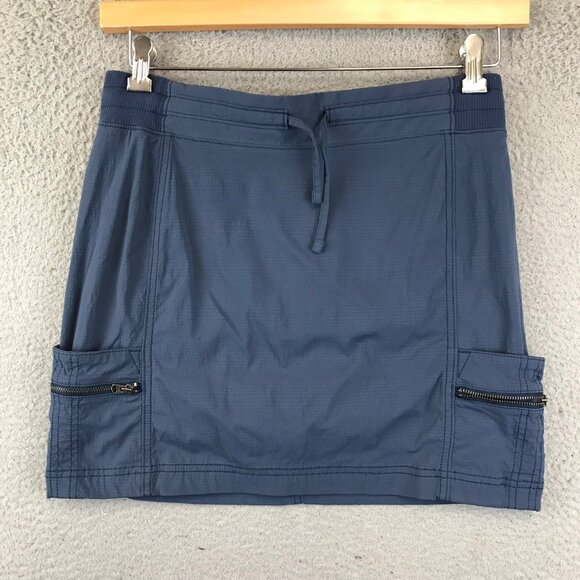 Athleta Pants - Women's ATHLETA Blue Athletic Activewear Skort W/ Waist Tie & Side Pockets Sz 8